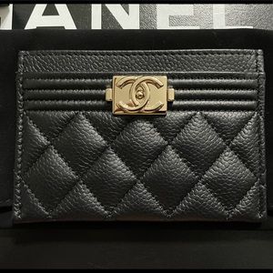❌SOLD❌ Chanel Boy Card Holder